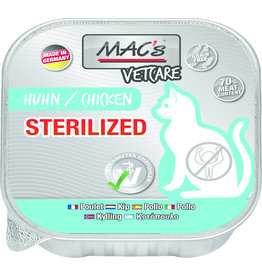 Mac´s MACs Cat Vetcare Huhn Sterilized 100gS