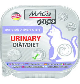 Mac´s MACs Cat Vetcare Urinary Pute & Rind 100gS