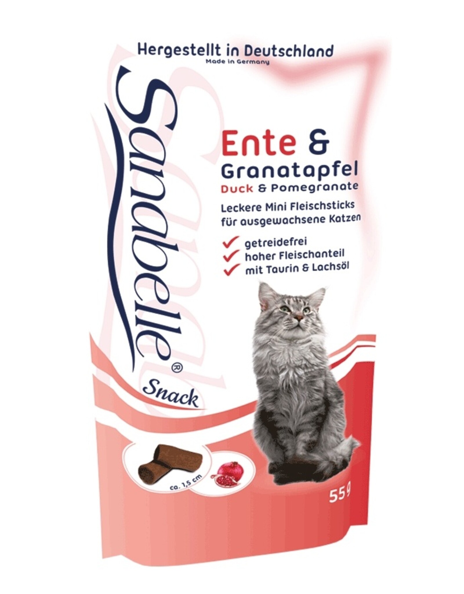 Sanabelle Sanabelle Snack mit Ente & Granatapfel 55g