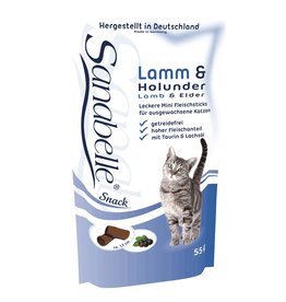 Sanabelle Sanabelle Snack mit Lamm & Holunder 55g