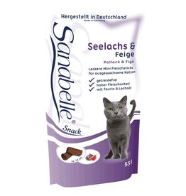 Sanabelle Sanabelle Snack mit Seelachs & Feige 55g