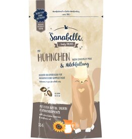 Sanabelle Sanabelle Knusperkissen Huhn & Milch 55g