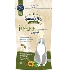 Sanabelle Sanabelle Knusperkissen Huhn & Spinat 55g