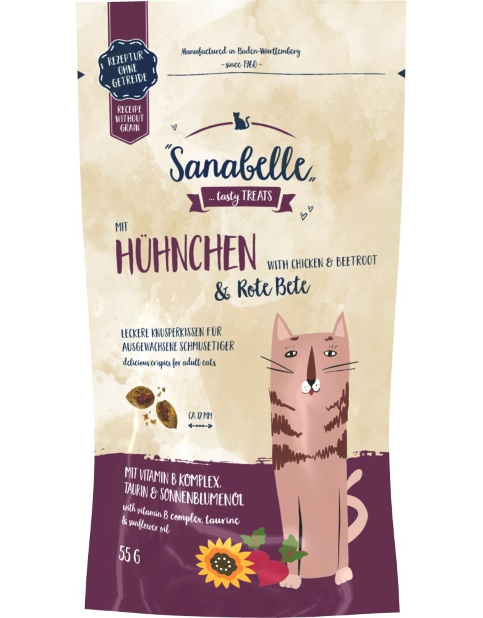 Sanabelle Sanabelle Knusperkissen Huhn & Rote Beete 55g