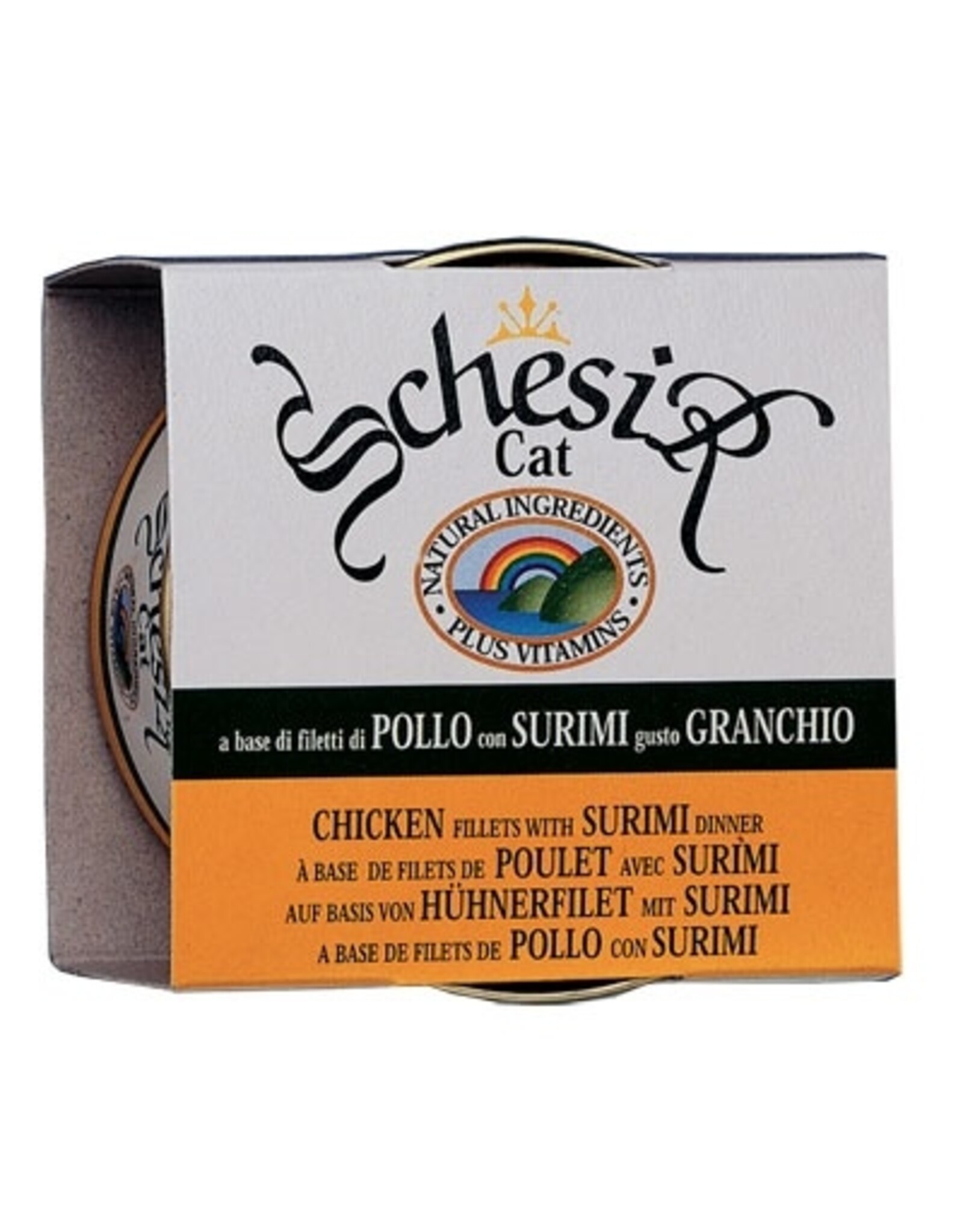 Schesir Schesir Jelly Hühnerfilet & Surimi 85g Dose
