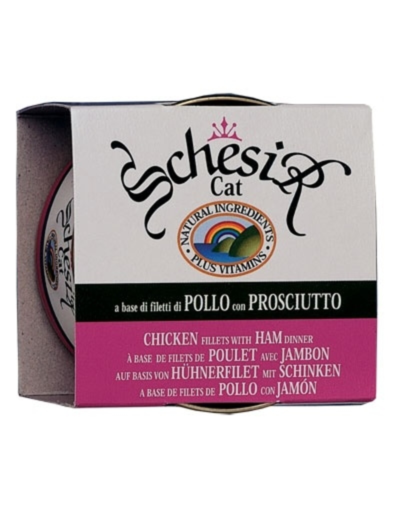 Schesir Schesir Jelly Hühnerfilet & Schinken 85g Dose