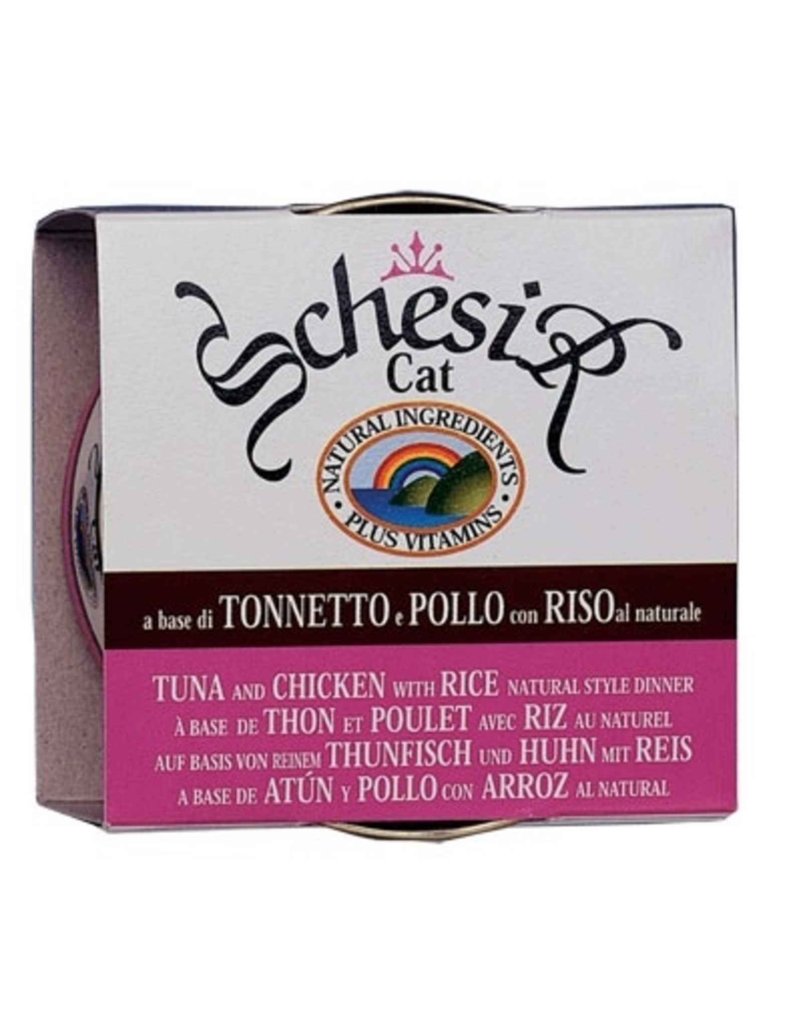 Schesir Schesir Natural Thunfisch, Huhn & Reis 85g Dose