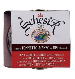 Schesir Schesir Natural Thunfisch, Rind & Reis 85g Dose
