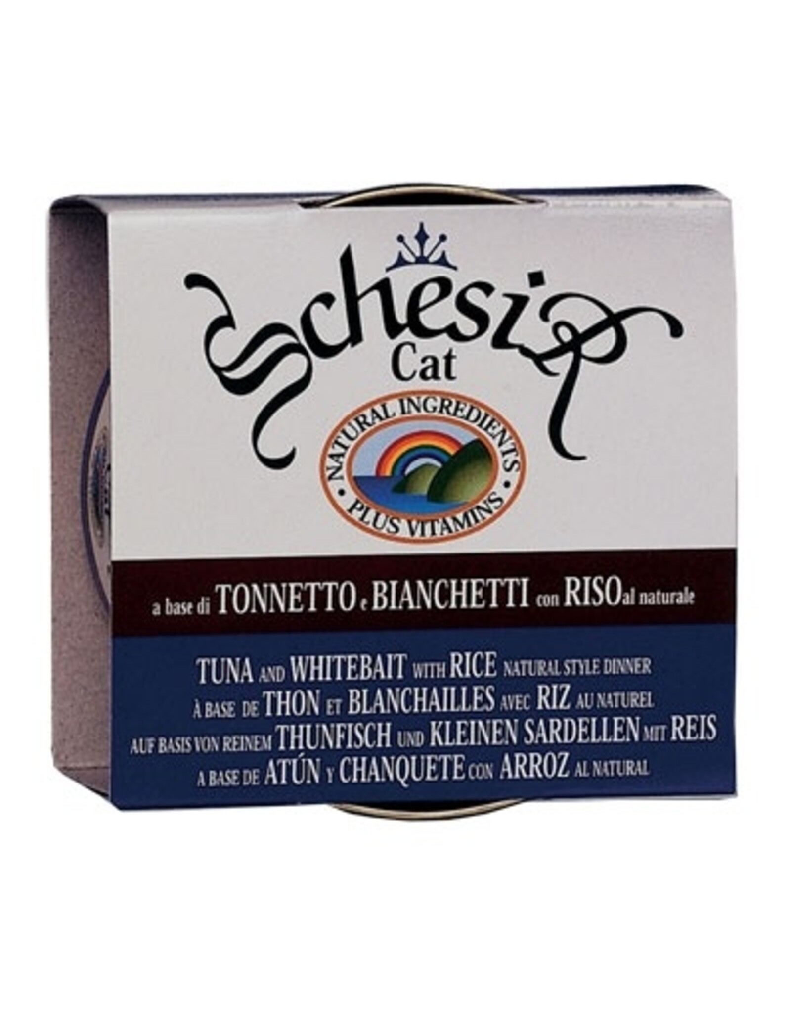 Schesir Schesir Natural Thunfisch, Sardellen & Reis 85g Dose