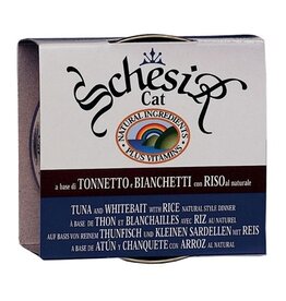 Schesir Schesir Natural Thunfisch, Sardellen & Reis 85g Dose