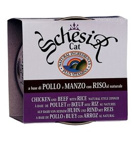 Schesir Schesir Natural Huhn, Rind & Reis 85g Dose