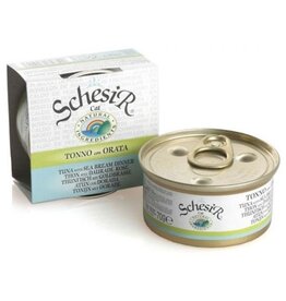Schesir Schesir Thunfisch mit Goldbrasse in Brühe 70g Dose