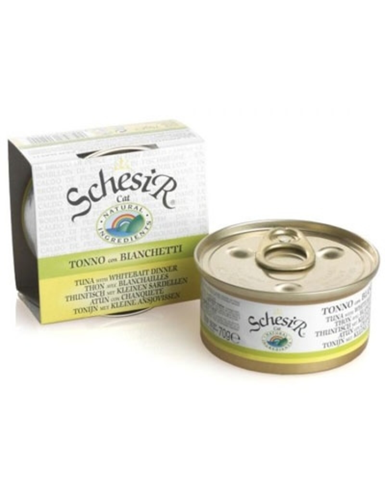 Schesir Schesir Thunfisch mit Sardellen in Brühe 70g Dose