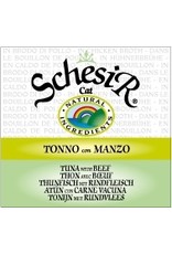 Schesir Schesir Thunfisch mit Rindfleisch in Brühe 70g Dose