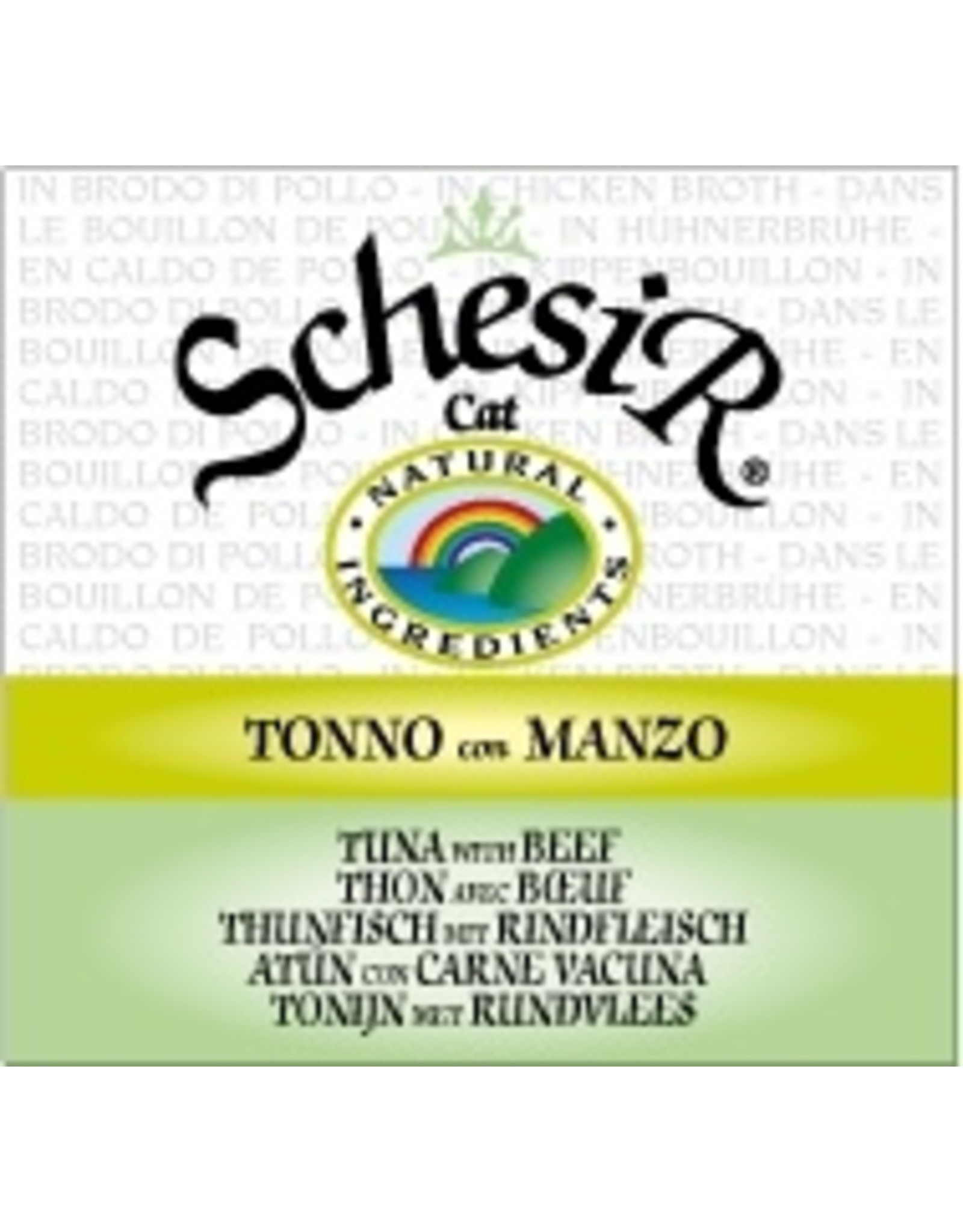 Schesir Schesir Thunfisch mit Rindfleisch in Brühe 70g Dose