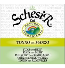 Schesir Schesir Thunfisch mit Rindfleisch in Brühe 70g Dose