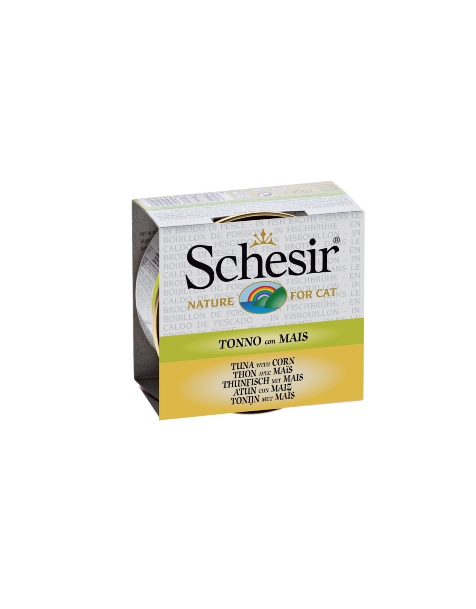 Schesir Schesir Thunfisch mit Mais in Brühe 70g Dose