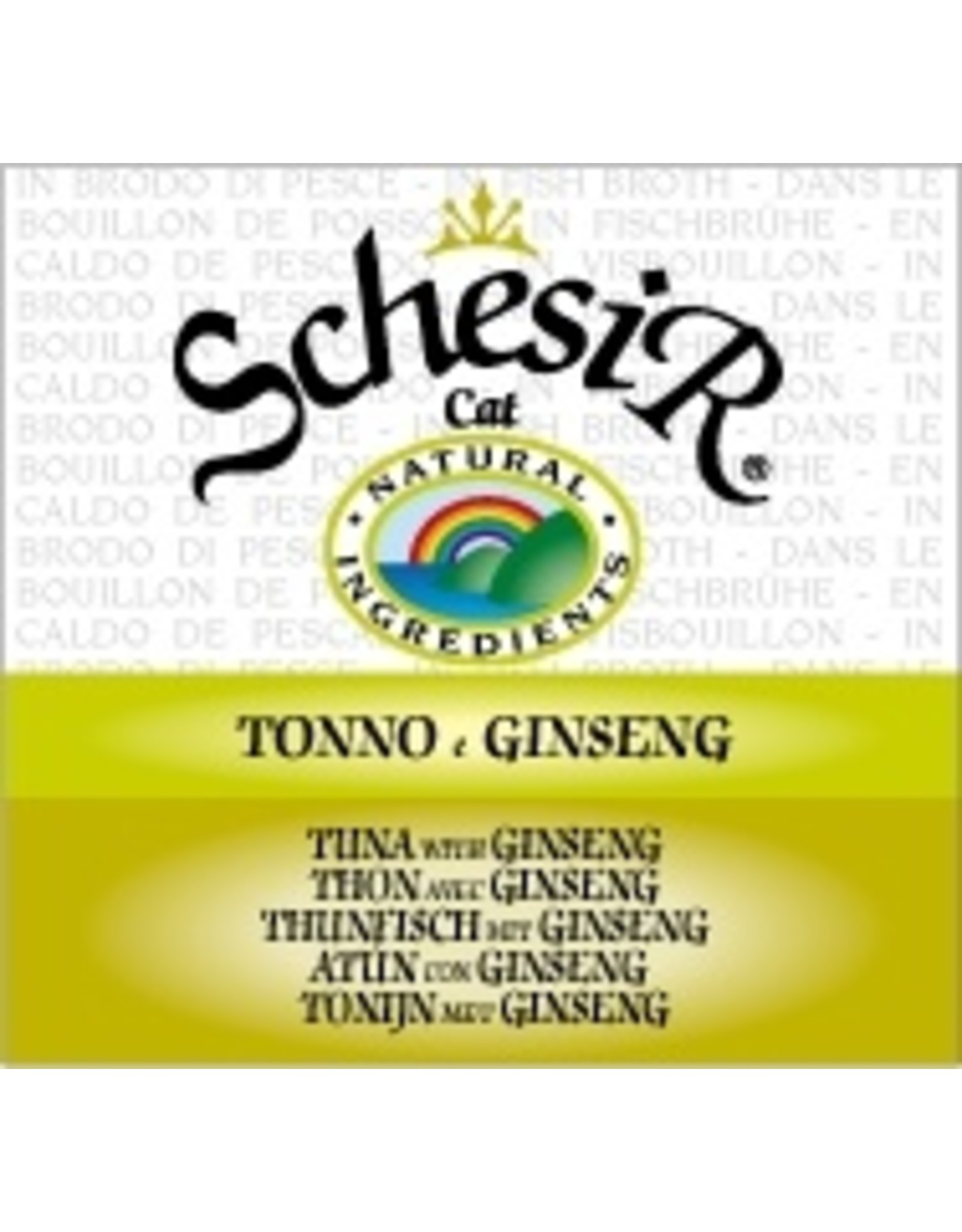 Schesir Schesir Thunfisch mit Ginseng in Brühe 70g Dose