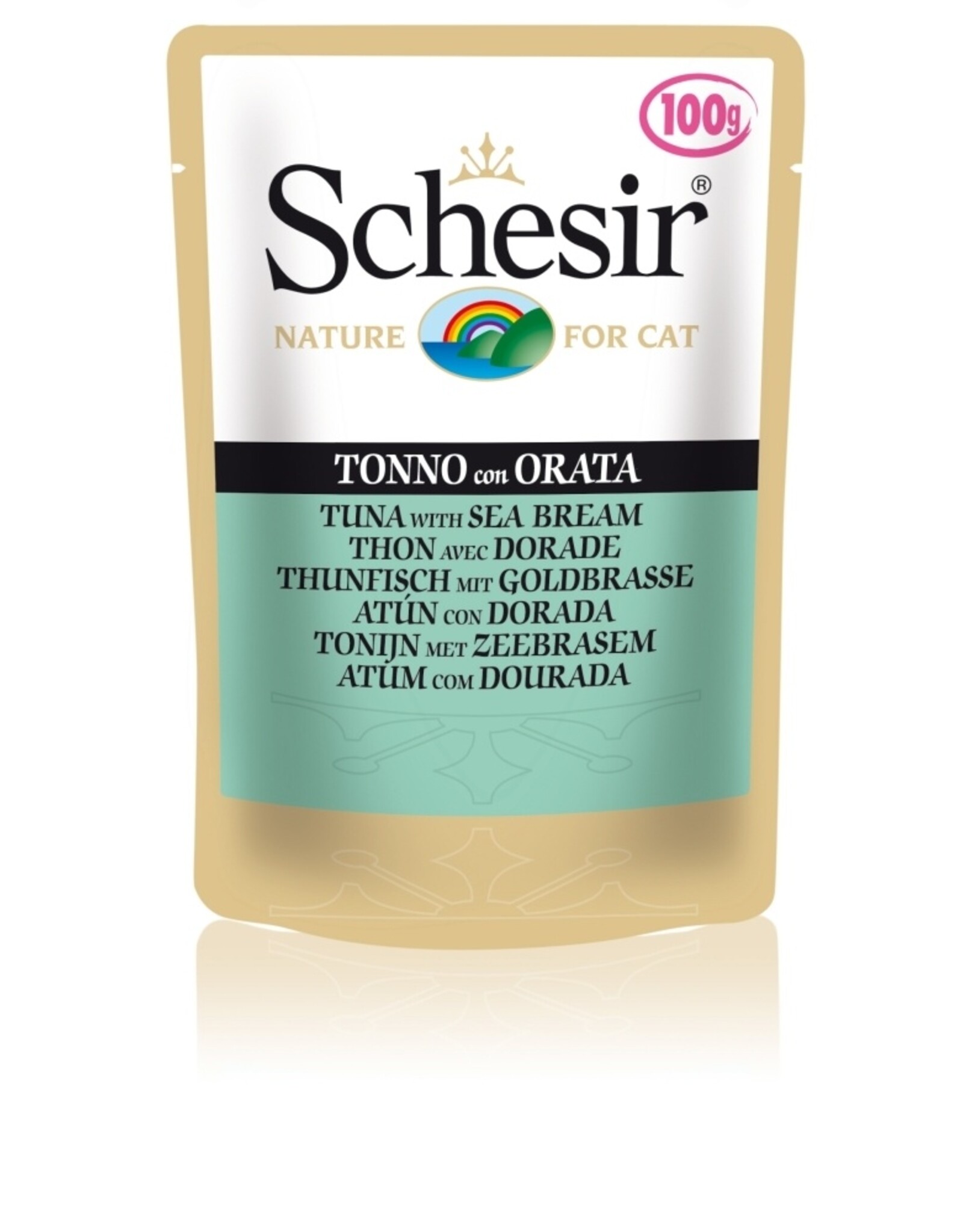 Schesir Schesir Thunfisch & Goldbrasse 100g Frischebeutel