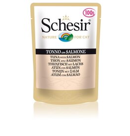 Schesir Schesir Thunfisch & Lachs 100g Frischebeutel