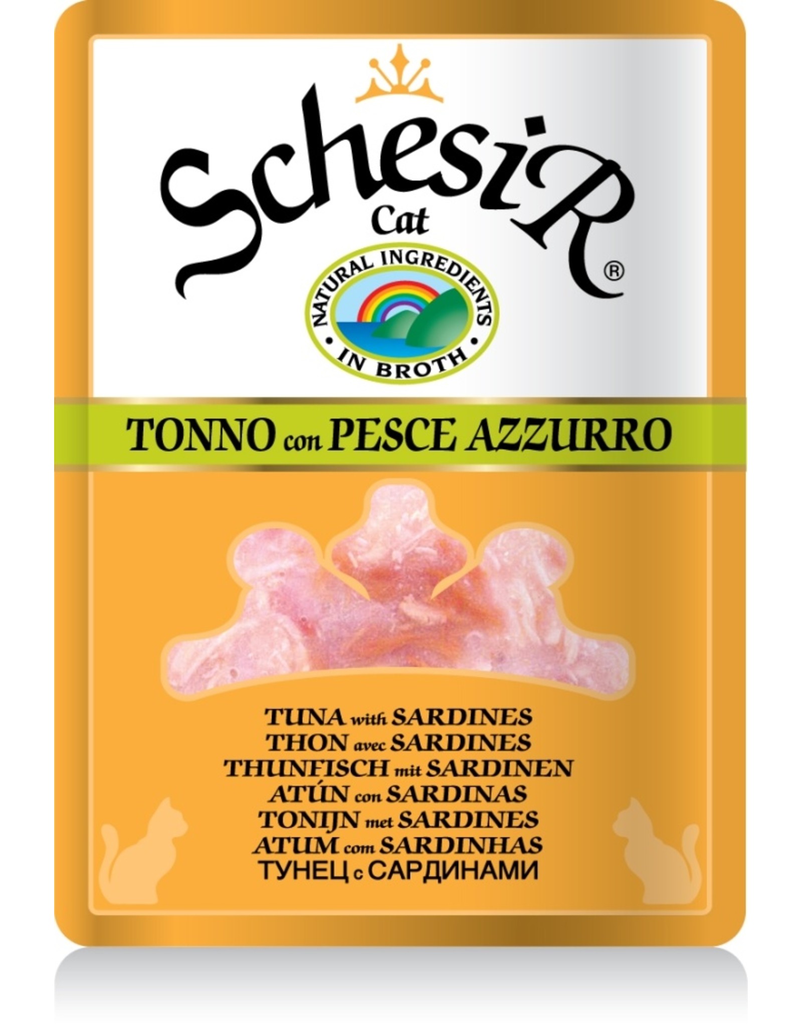 Schesir Schesir Thunfisch & Sardinen 70g Frischebeutel