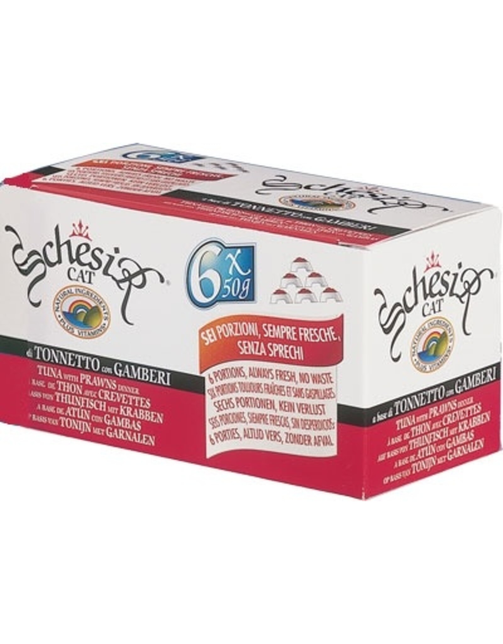 Schesir Schesir Thunfisch & Krabben in Jelly Multipack 6x50g Dose
