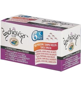 Schesir Schesir Thunfisch & Rindfleisch in Jelly Multipack 6x50g Dose