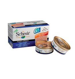 Schesir Schesir Thunfisch & Seebarsch Multipack 6x50g Dose