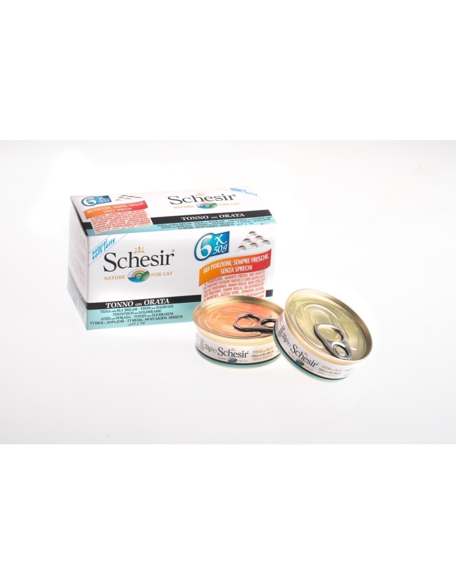 Schesir Schesir Thunfisch & Goldbrasse Multipack 6x50g Dose