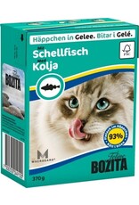 Bozita Bozita Cat Tetra Recard Häppchen in Gelee Schellfisch 370g