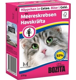 Bozita Bozita Cat Tetra Recard Häppchen in Gelee Meereskrabben 370g