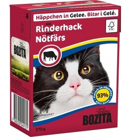 Bozita Bozita Cat Tetra Recard Häppchen in Gelee Rinderhack 370g