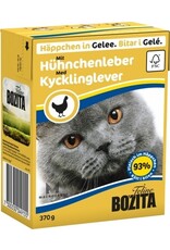 Bozita Bozita Cat Tetra Recard Häppchen in Gelee Hühnchenleber 370g