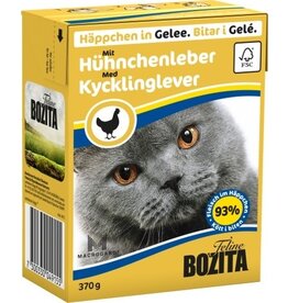 Bozita Bozita Cat Tetra Recard Häppchen in Gelee Hühnchenleber 370g