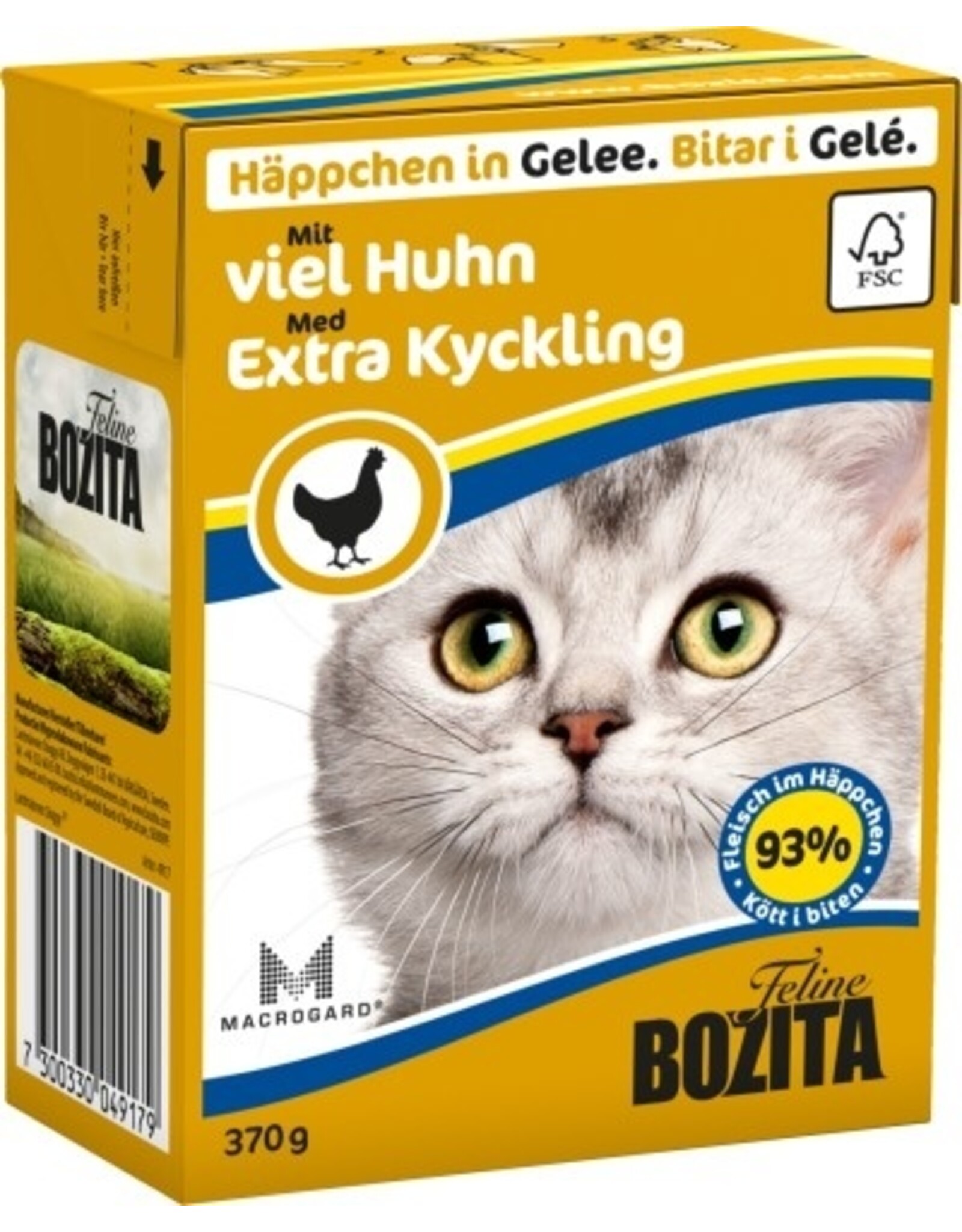 Bozita Bozita Cat Tetra Recard Häppchen in Gelee mit viel Huhn 370g