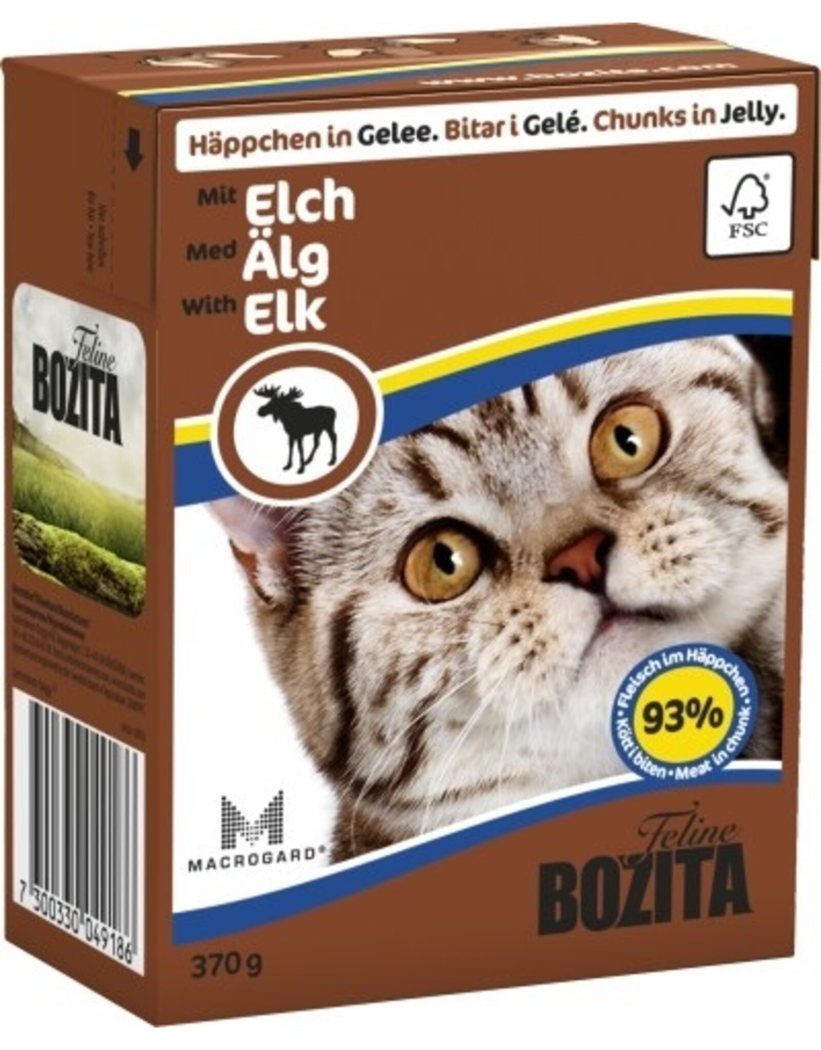 Bozita Bozita Cat Tetra Recard Häppchen in Gelee Elch 370g