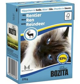 Bozita Bozita Cat Tetra Recard Häppchen in Soße Rentier 370g