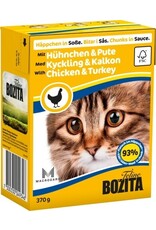 Bozita Bozita Cat Tetra Recard Häppchen in Soße Huhn & Pute 370g