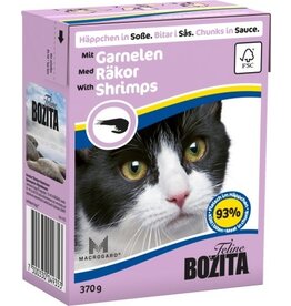 Bozita Bozita Cat Tetra Recard Häppchen in Soße Garnelen 370g