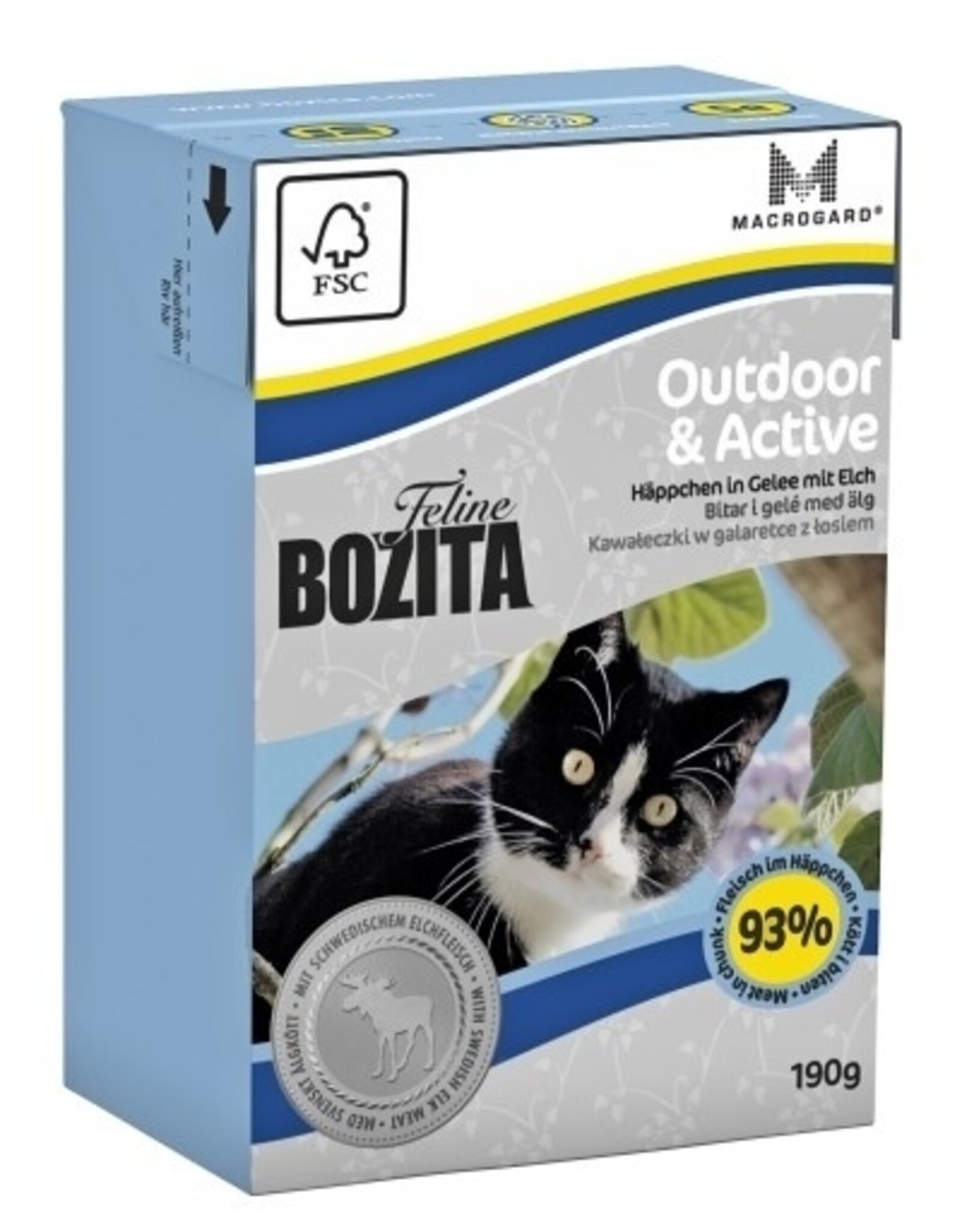 Bozita Bozita Cat Tetra Recard Outdoor & Active 190g