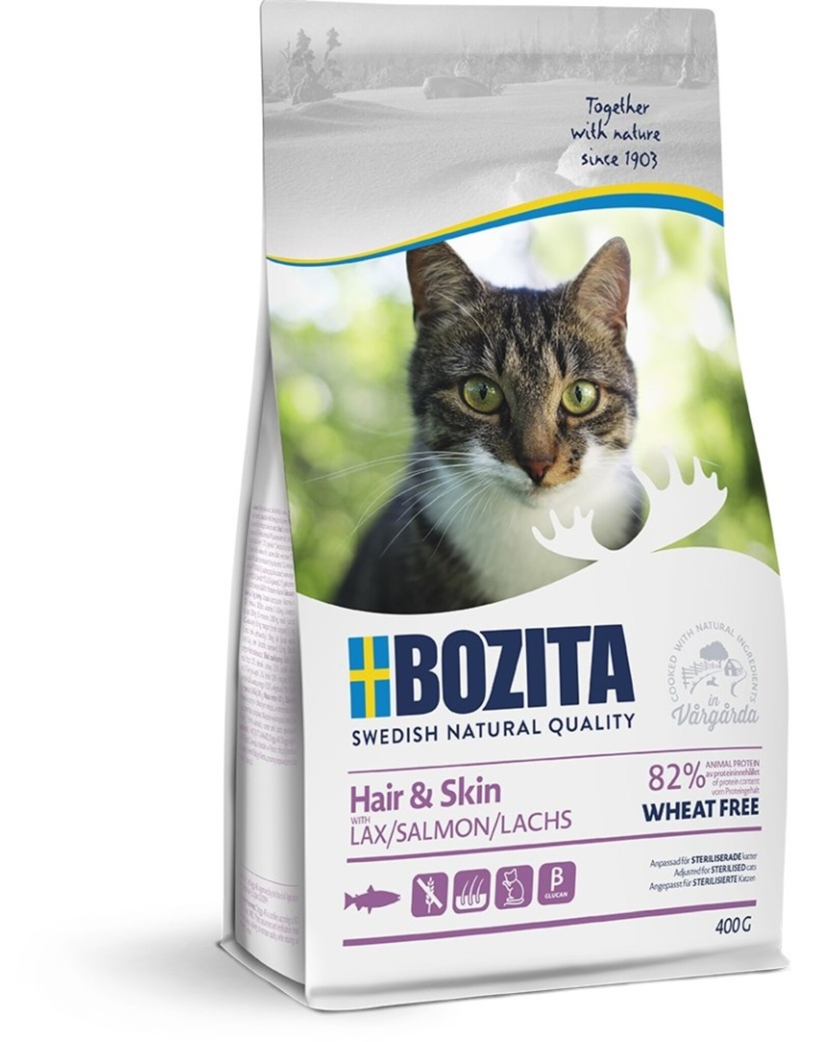 Bozita Bozita Katze Hair & Skin Wheat free Salmon