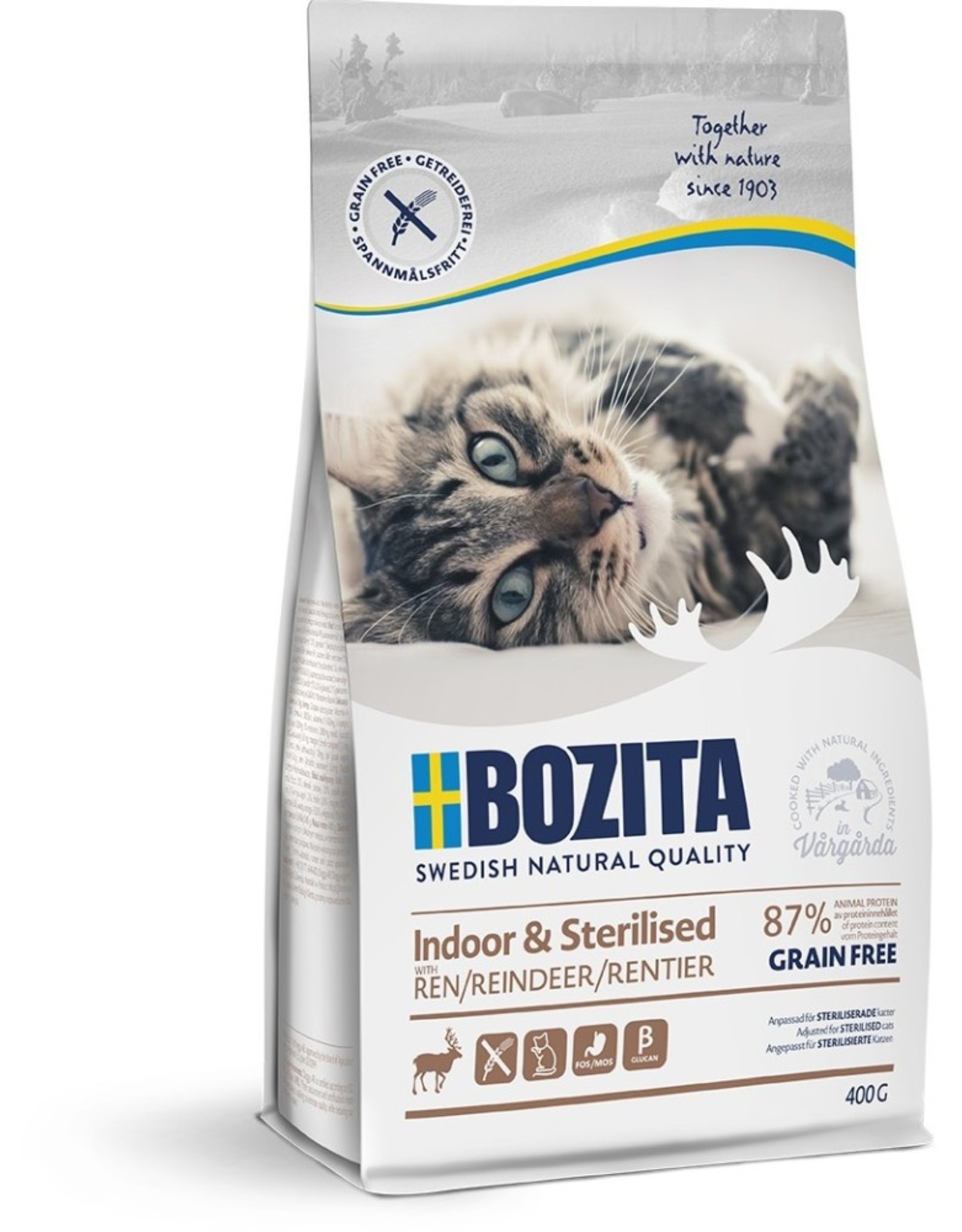 Bozita Bozita Katze Indoor & Sterilised Grainfree Reindeer
