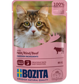 Bozita Bozita Katze Pouch Häppchen in Soße mit Rind 85g