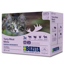 Bozita Bozita Katze Multibox Fleisch-Menü 12x85g