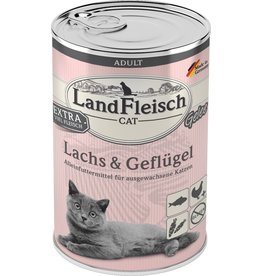 Landfleisch LandFleisch Cat Adult Gelee mit Lachs & Geflügel 400 g