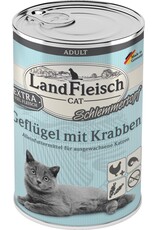 Landfleisch LandFleisch Cat Adult Schlemmertopf mit Geflügel & Krabbe 400g