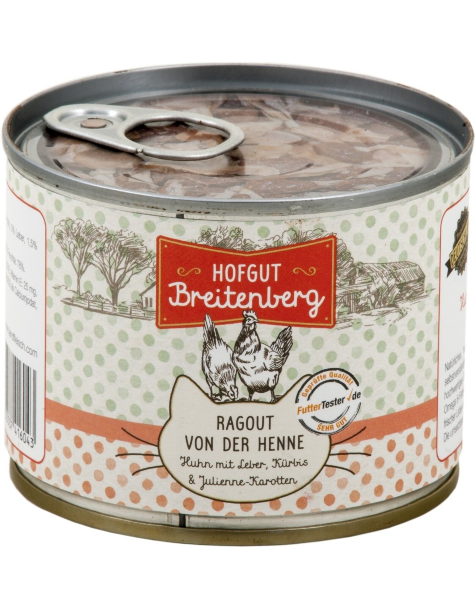 Hofgut Breitenberg Hofgut Breitenberg Cat Ragout von der Henne Huhn 180g