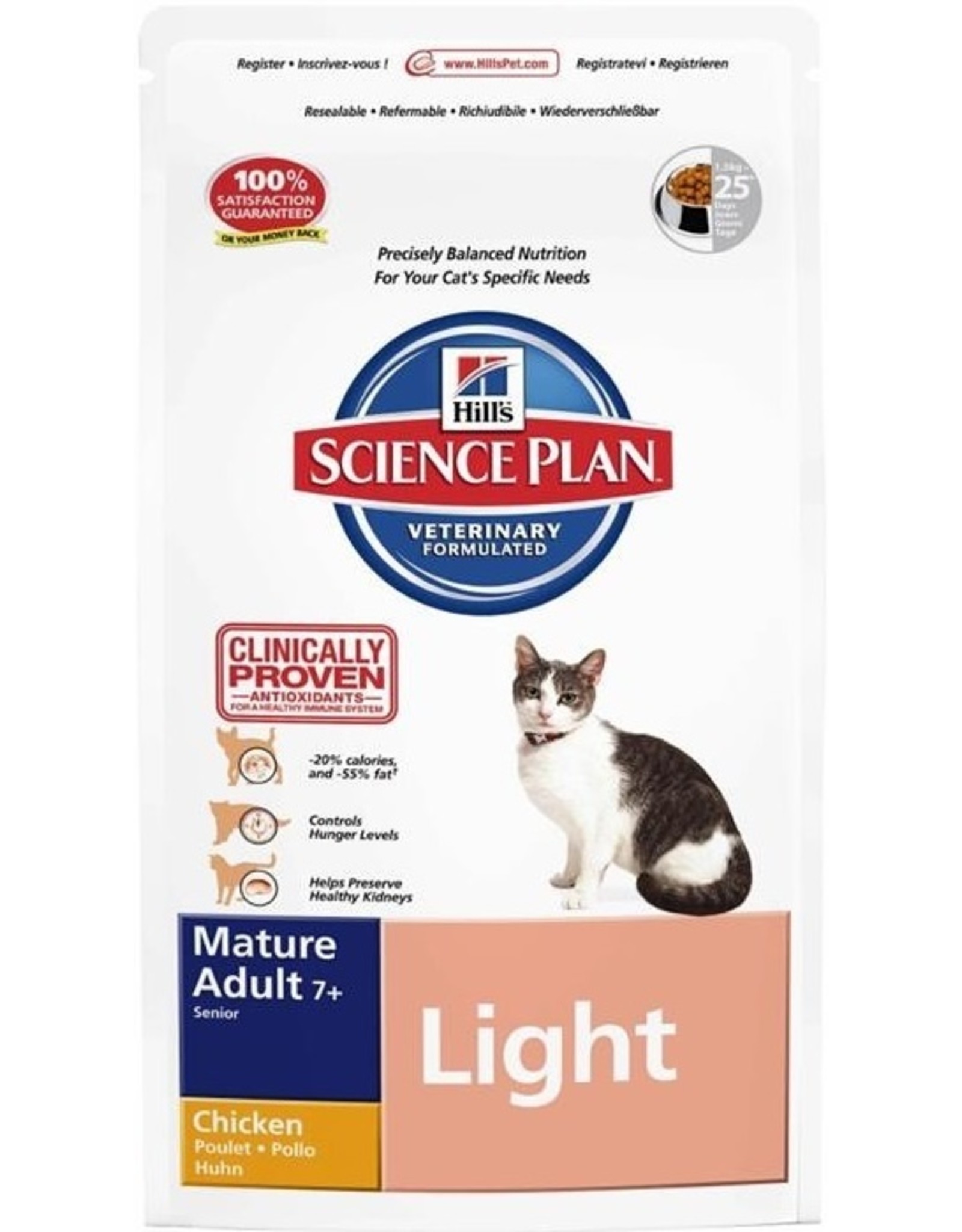 Hills Hills Science Plan Katze Mature Adult 7+ Light Huhn 1,5kg