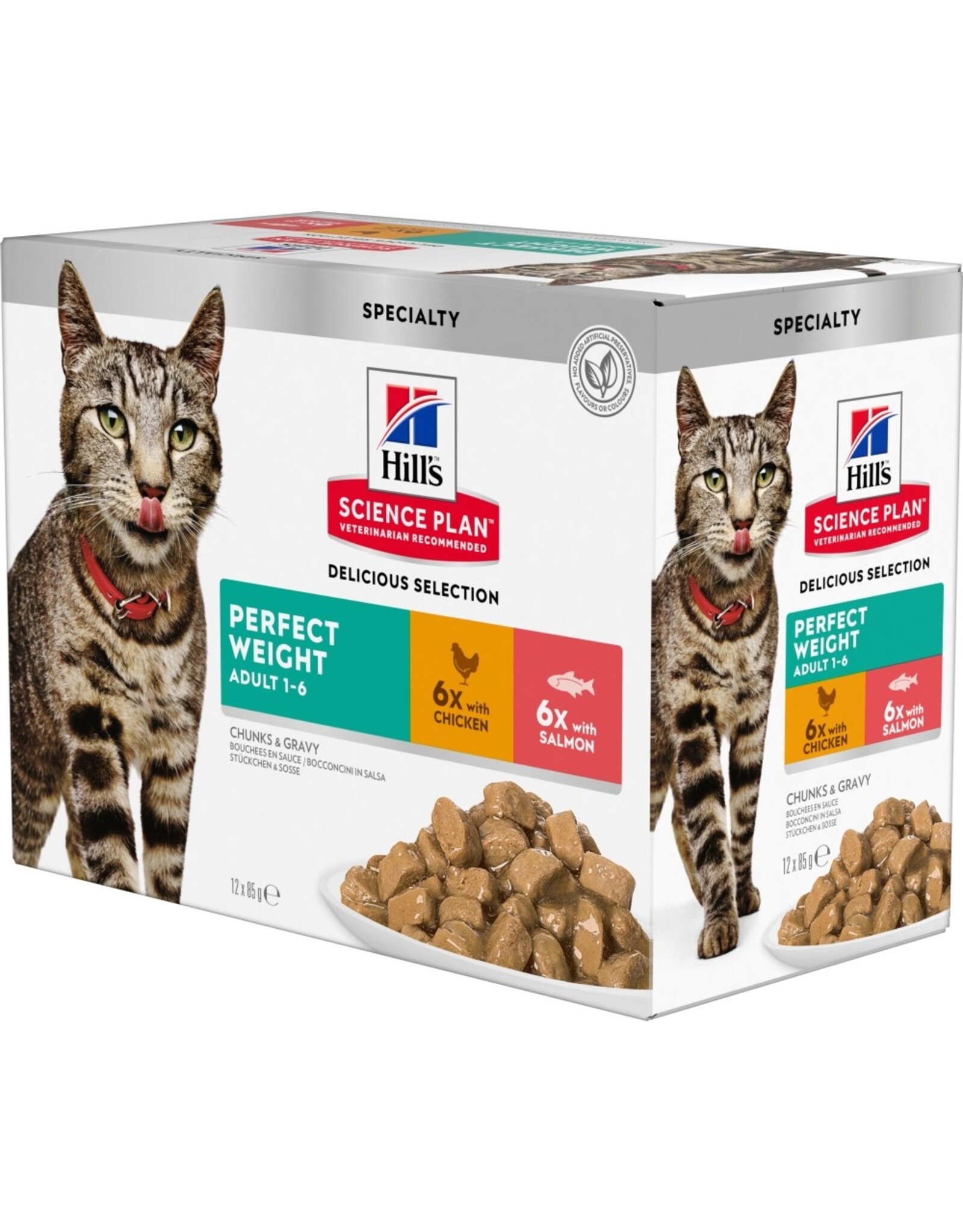 Hills Hills Science Plan Katze Perfect Weight Huhn & Lachs Mult