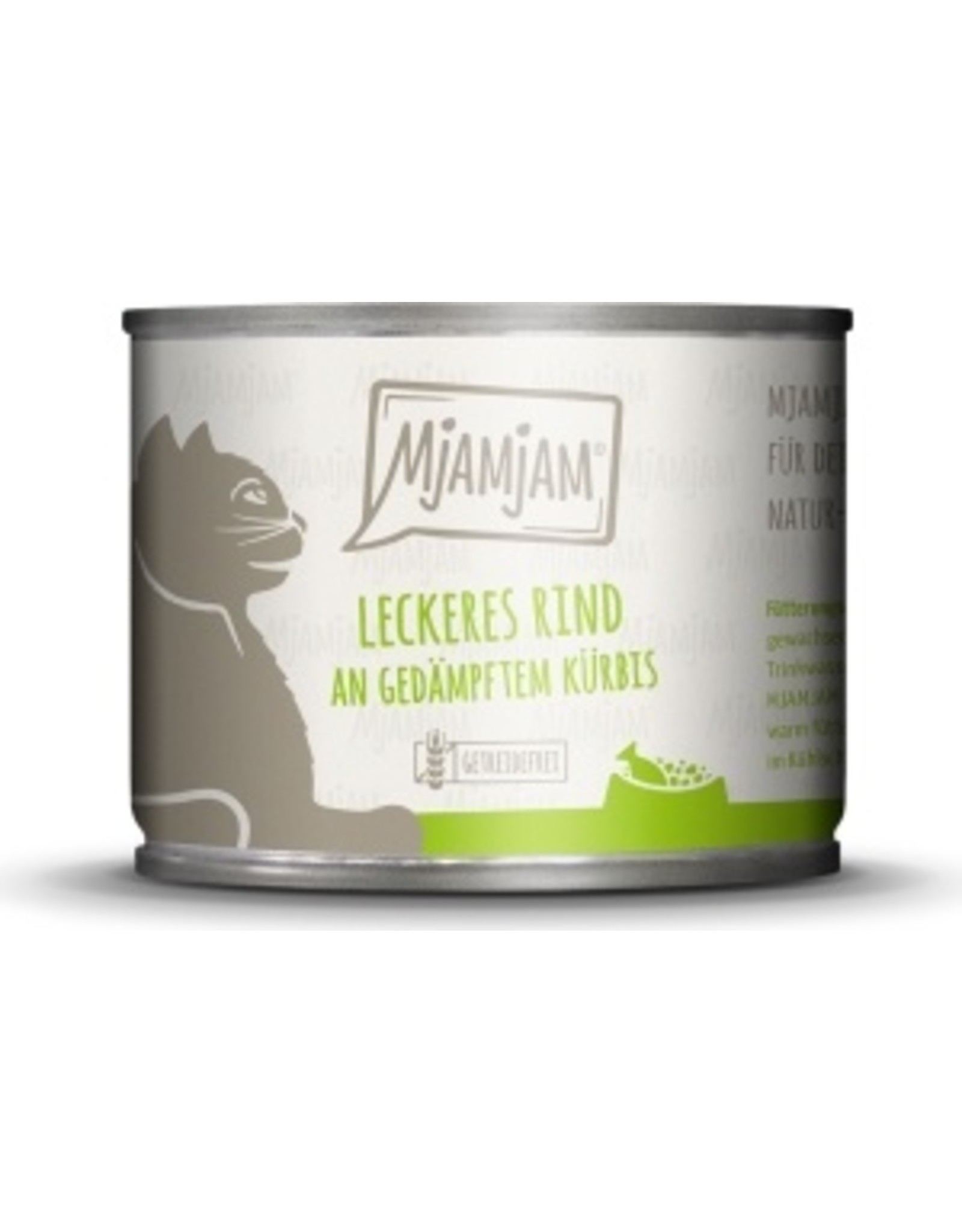 Mjamjam MjAMjAM - Katze leckeres Rind an gedämpftem Kürbis 200 g